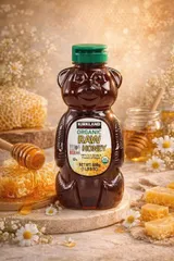 Mật Ong Kirkland Signature Raw Organic Bear 680g – Tự nhiên, Bổ dưỡng