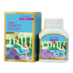 Vitatree Marine Collagen Plus Úc - Viên uống đẹp da CLH, hỗ trợ da, tóc, móng (100 viên)