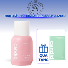 Tinh Chất Trẻ Hóa Da CANDID 0.3% Retinol - Giảm Nếp Nhăn, Tái Tạo Da Nhẹ Nhàng