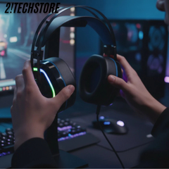 Tai Nghe Có Dây Gaming G608 – Tai Nghe Chơi Game phù hợp PC/Laptop, Âm Thanh Vòm 7.1, Có Mic Khử Ồn.