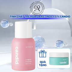 Bộ đôi Candid Retinol 1.0% + B5 cica10ml Kháng Lão Hóa, Cải Thiện Nếp Nhăn