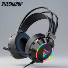 Tai Nghe Chụp Tai Gaming Có Dây G606 - Âm Thanh Vòm Surround Có Mic, Đèn Led RGB, Chuyên Game,BH 12T