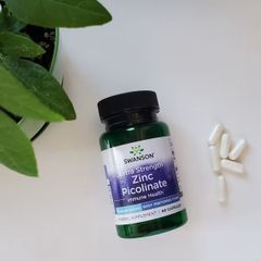 KHÔNG THUẦN CHAY - Viên uống kẽm Picolinate, 50MG, 60 viên nang
