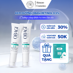 Kem Obagi Retinol 0.5 - Kem Dưỡng Da Trẻ Hóa, Ngừa Nếp Nhăn - Sản Phẩm Cao Cấp Mỹ cho Da Nhờn và Da Lão Hóa