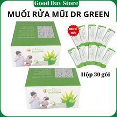 Muối Rửa Mũi Xoang Dr Green - Hỗ Trợ Rửa Mũi Cho Bé & Người Lớn, Giảm Khô Mũi, Dưỡng Ẩm, Sạch Khuẩn