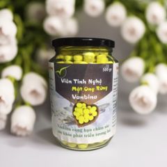Viên Tinh Nghệ Nano Mật Ong Rừng Vanbina - Hỗ Trợ Tiêu Hóa, Làm Đẹp, Giảm Mụn, Khác Phục Da Mịn Màng 100gr - Sản Phẩm Thiên Nhiên Cao Cấp