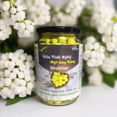 Viên Tinh Nghệ Nano Mật Ong Rừng Vanbina - Hỗ Trợ Tiêu Hóa, Làm Đẹp, Giảm Mụn, Khác Phục Da Mịn Màng 100gr - Sản Phẩm Thiên Nhiên Cao Cấp