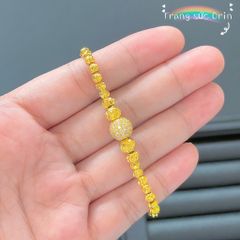 Lắc tay nữ, vòng tay bi 1 cầu tròn đính đá bền màu sang trọng ORIN EV32