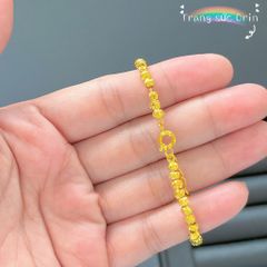 Lắc tay nữ, vòng tay bi 1 cầu tròn đính đá bền màu sang trọng ORIN EV32