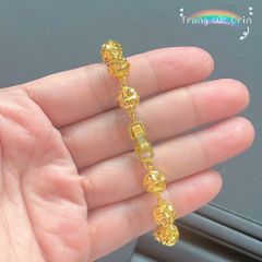 Lắc tay nữ, vòng tay cầu tròn đính đá sang trọng ORIN EV33
