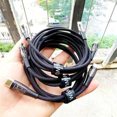 CÁP dù C to C 100W 2 đầu trong suốt - Hỗ trợ max 100w truyền dữ liệu 20GB