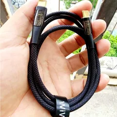 CÁP dù C to C 100W 2 đầu trong suốt - Hỗ trợ max 100w truyền dữ liệu 20GB