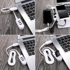 Hub Chia 3 Cổng USB 3.0 Tốc Độ Cao Cho Máy Tính Dài 1m