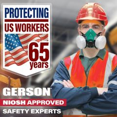 [XUẤT MỸ] Mặt Nạ Phòng Độc Gerson Lõi G95P, Mặt nạ Chống Khói Bụi, Sơn, Thuốc Sâu