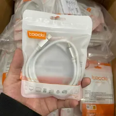 Cáp sạc nhanh C to L 36W , Cáp sạc C to C 100W dài 1M chính hãng Toocki bọc dù