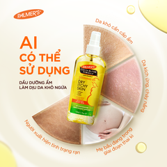 Dầu dưỡng da hỗ trợ giảm nhanh khô ngứa cho mẹ bầu Palmer's 150ml 623341