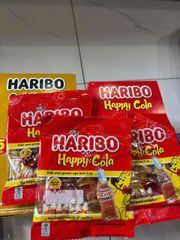 Kẹo Dẻo Haribo Happy Cola 250g – Vị Ngọt Ngào, Kẹo Cola Vui Nhộn, Thích Hợp Làm Quà Tặng Snack Cho Người Yêu Thích Kẹo