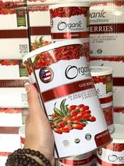 Hạt Kỷ Tử Organic Goji Berries 454g - Superfood Tốt Cho Sức Khỏe, Bổ Dưỡng Cho Cơ Thể, Nguyên Chất Và Hữu Cơ