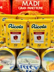 Kẹo Ngậm Ho Ricola Không Đường 250g - Giảm Ho, Thơm Mát, Giải Quyết Cơn Ho Tức Thì, Sự Lựa Chọn Lành Mạnh