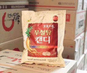 Kẹo Sâm Không Đường Red Ginseng HQ 500g - Bổ Dưỡng, Giảm Mệt Mỏi, Sản Phẩm Sức Khỏe Tuyệt Vời
