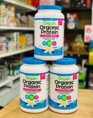 Bột Protein Hữu Cơ Orgain Vanilla 1.22kg - Tăng cường cơ bắp, Dinh dưỡng tự nhiên, Thích hợp cho người tập thể hình