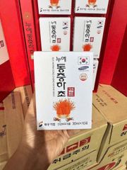 Nước Đông Trùng Hạ Thảo Nongzinsicphum Hàn Quốc Hộp Giấy Đỏ 60 Gói - Tăng cường sức khỏe, bổ dưỡng, hỗ trợ năng lượng