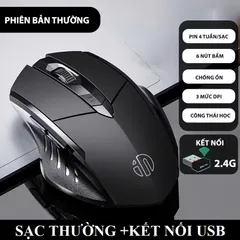 Chuột gaming không dây sạc pin BAK inphic F1S cho game chơi game