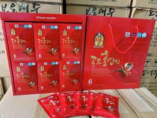 Hộp Nước Hồng Sâm Dulim 70ml x 6 Hộp – Thức Uống Bổ Dưỡng Tăng Cường Sức Khỏe, Món Quà Thiện Dụng Cho Sức Khỏe