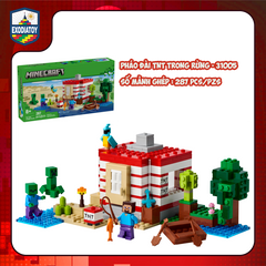 [CÓ SẴN] Mô hình đồ chơi Thế giới My World Pháo Đài TNT Trong Rừng - LELE BROTHER 31005
