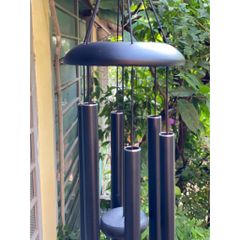 (Tặng quà) Chuông gió phong thuỷ nhạc thiền âm trầm 6 thanh cao cấp 92cm, chuông gió chữa lành, trị liệu 432Hz