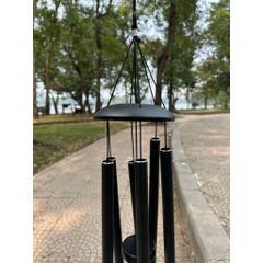 Chuông gió phong thủy nhạc thiền 6 thanh cao cấp 90 cm, chuông gió chữa lành, trị liệu 432Hz