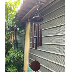 Chuông gió phong thuỷ nhạc thiền 6 thanh lớn 92 cm cao cấp, trang trí sân vườn và ban công
