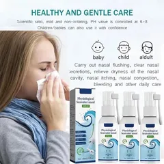 Nước Biển Sâu Xịt Mũi Dạng Phun Sương Cho Người Lớn - Giảm Ngạt Mũi, Khô Rát Mũi Tứcc Thiì - Ann Toànn Dịu Nhẹ