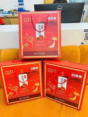 Nước Hồng Sâm Linh Chi Daesan 70ml x 30 Gói - Tăng cường sức đề kháng, Bổ dưỡng sức khỏe tự nhiên