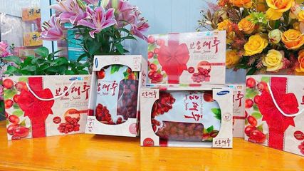 Táo Đỏ Ông Già Hàn Quốc Samsung Boeun Jujube 1kg - Fod Khỏe Mạnh, Giải Độc, Bổ Dưỡng Tự Nhiên Cho Sức Khỏe Người Dùng