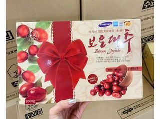 Táo Đỏ Ông Già Hàn Quốc Samsung Boeun Jujube 1kg - Fod Khỏe Mạnh, Giải Độc, Bổ Dưỡng Tự Nhiên Cho Sức Khỏe Người Dùng