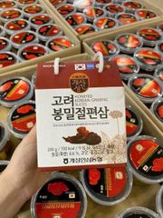 Hồng Sâm Thái Lát Tẩm Mật Ong Nonghyup Hàn Quốc 200g – Bổ dưỡng, Tăng lực