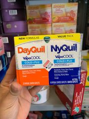 Viên uống giảm cảm cúm Vicks VapoCool DayQuil & NyQuil Severe Cold & Flu 48 viên