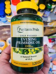 Viên uống tinh dầu hoa anh thảo Puritan's Pride 500mg_1000mg_1300mg - Cân bằng nội tiết tố, cải thiện sức khỏe nữ giới, làm đẹp da và tóc