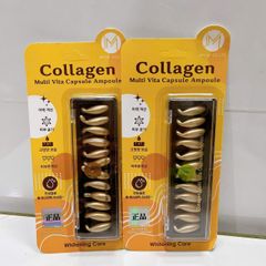 Serum JM Whitening Care Collagen Tươi 12 Viên - Chăm Sóc Sáng Da, Đàn Hồi Da, Dưỡng Da Hiệu Quả
