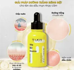 Serum Tia'm B3 Source – dưỡng trắng, mờ thâm