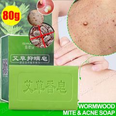Xà Bông Sinh Dược Giảm Mụn Lưng 100% Xà phòng Ngải cứu
