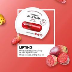 Set 10 mặt nạ Banobagi Vitamin A (đỏ) – nâng cơ, săn chắc