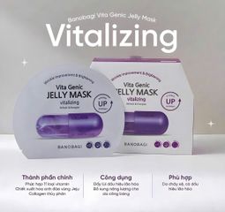 Set 10 Mặt Nạ Banobagi Vita Genic Collagen Tím - Đàn Hồi Da, Căng Bóng, Dưỡng Ẩm Chuyên Sâu