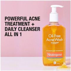 Sữa Rửa Mặt Neutrogena Oil-Free Acne Wash 269ml - Kiềm Dầu, Ngừa Mụn Hiệu Quả, Sản Phẩm Chăm Sóc Da Tốt Vượt Trội