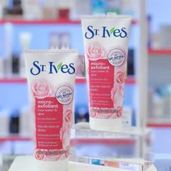 Sữa Rửa Mặt St.Ives Rose & Aloe Scrub 170g - Tẩy Da Chết, Làm Mềm Da, Chăm Sóc Da Hàng Ngày