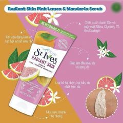 Sữa Rửa Mặt St.Ives Acne Control 170g - Dưỡng Da, Giảm Mụn, Chiết Xuất Chanh, Đào Tự Nhiên, Làm Sạch Sâu