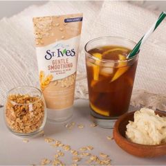 Sữa Rửa Mặt St.Ives Oatmeal Scrub & Mask 170g - Dưỡng Ẩm, Tẩy Tế Bào Chết Nhẹ Nhàng, Sạch Sâu Da Mặt