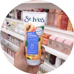 Sữa rửa mặt St.Ives Peach Scrub 170g – Ngừa Mụn, Tẩy Tế Bào Chết, Làn Da Sáng Mịn, Chăm Sóc Da Mặt Chất Lượng 