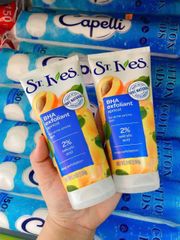 Sữa rửa mặt St.Ives Peach Scrub 170g – Ngừa Mụn, Tẩy Tế Bào Chết, Làn Da Sáng Mịn, Chăm Sóc Da Mặt Chất Lượng 